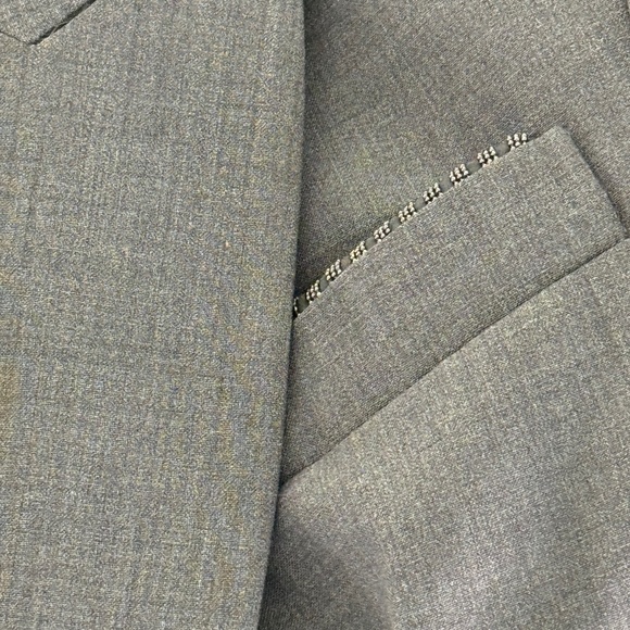 Brunello Cucinelli Monili Bead Grey Blazer - Picture 7 of 11